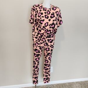 ASOS leopard print lounge set